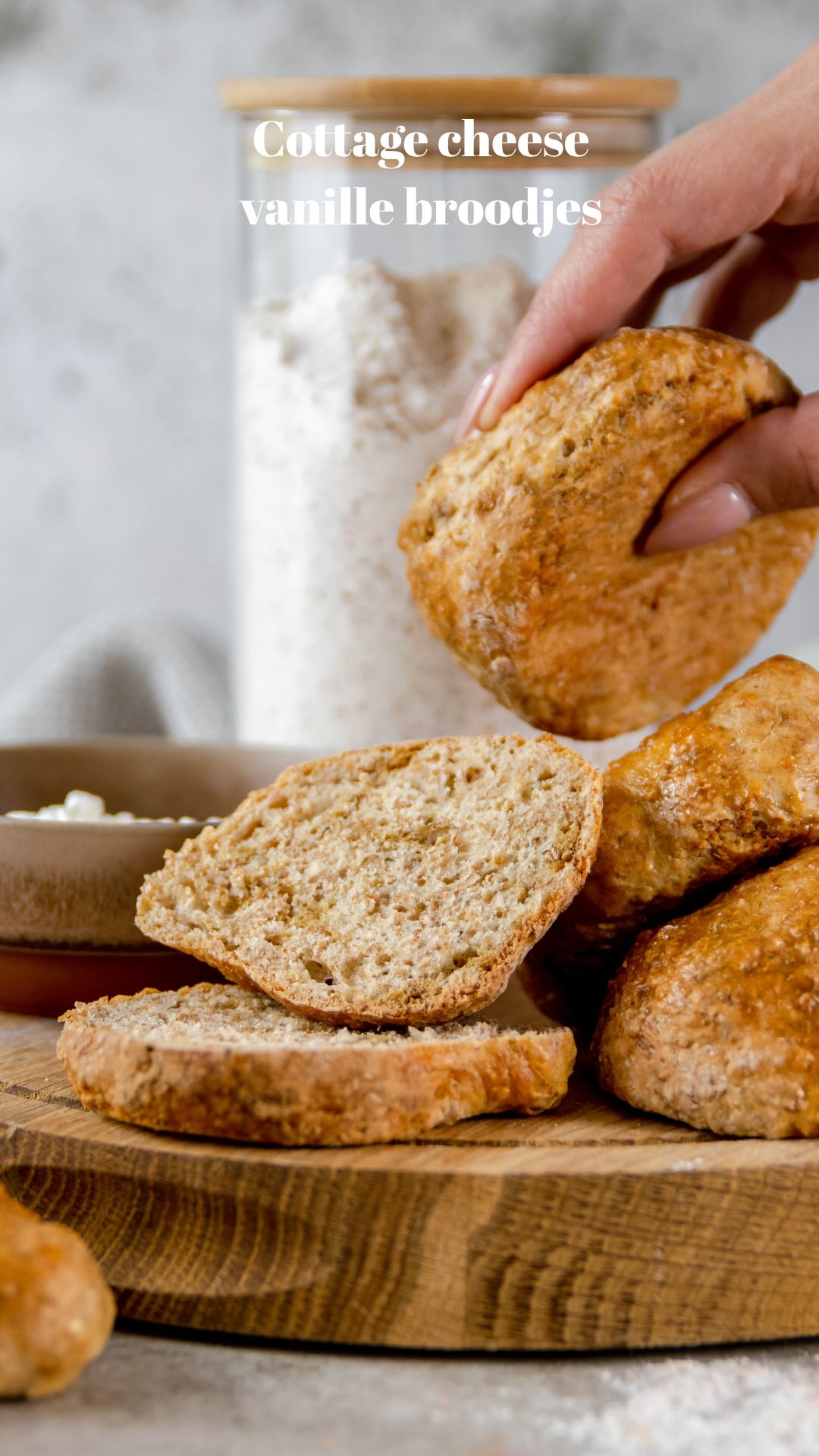Cottage Cheese Vanilla Buns