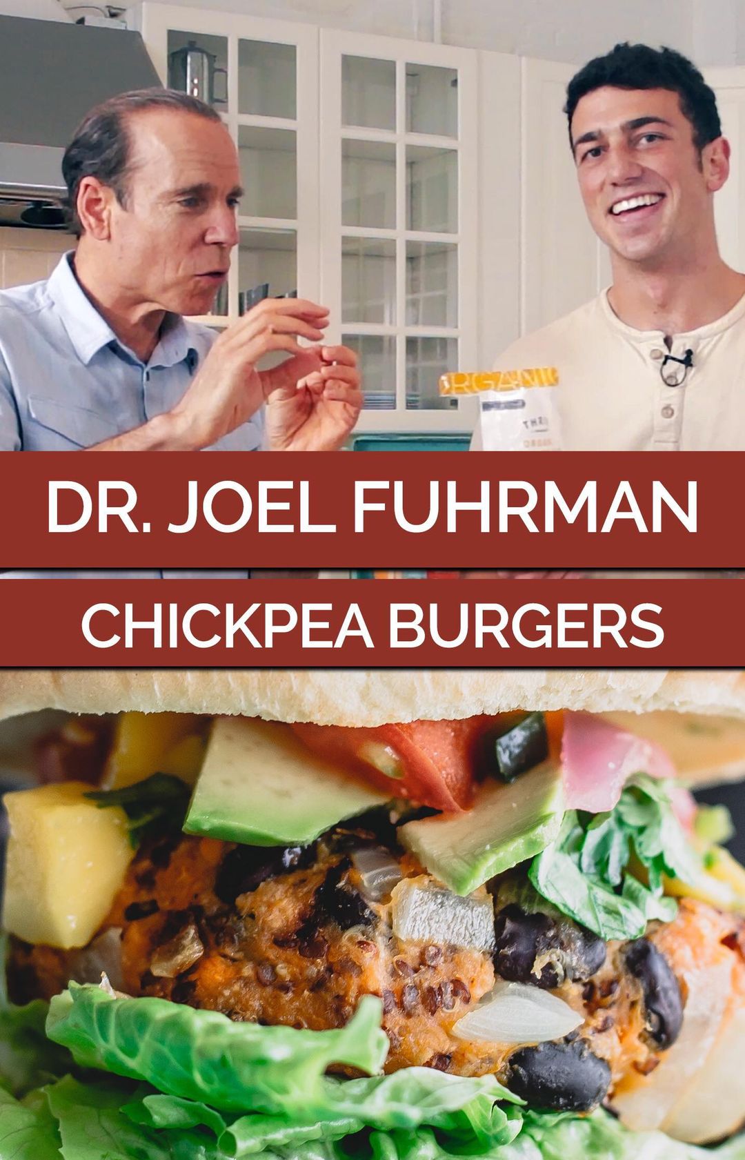 Chickpea Burgers with Zucchini and Peanut Butter