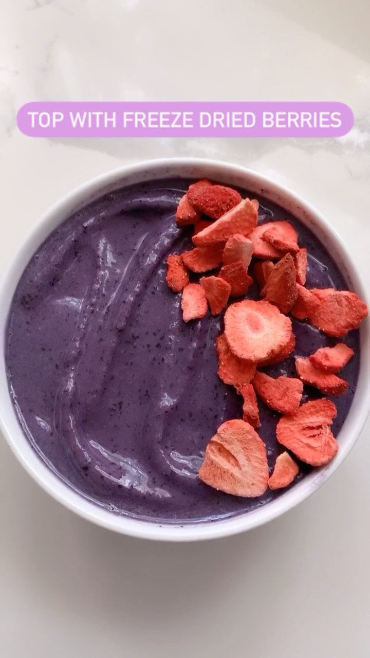 Sweet Satisfying Post-Workout Smoothie Bowl