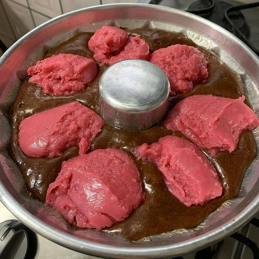 Moist Chocolate Cake with Strawberry Filling
