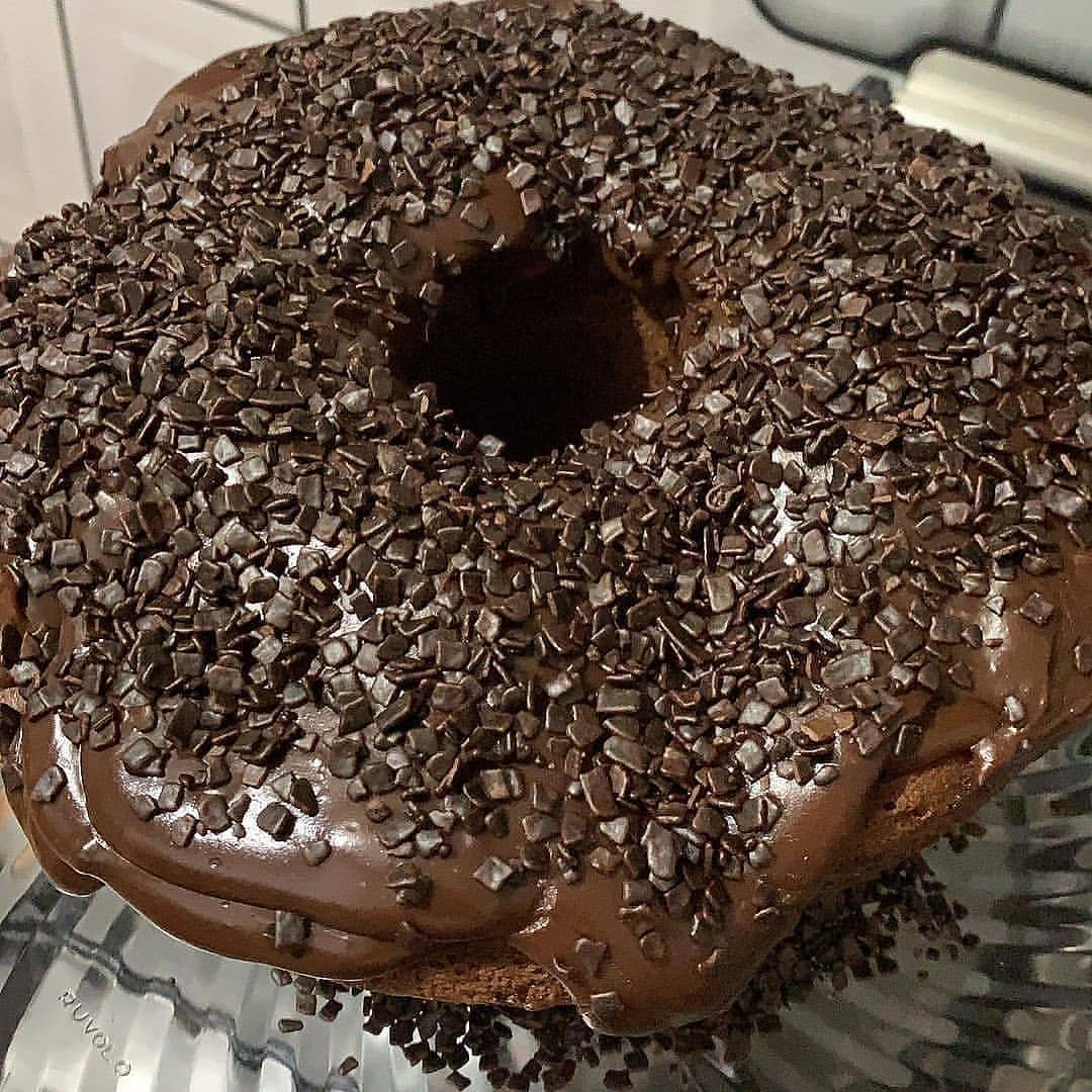Moist Chocolate Cake with Strawberry Filling