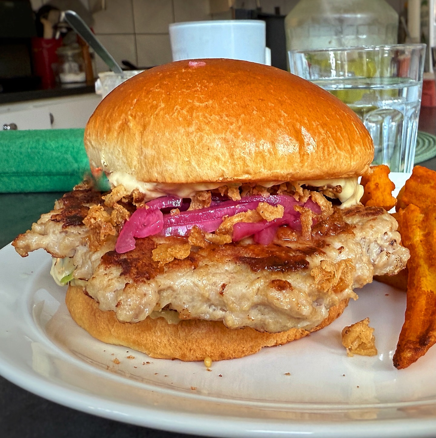 Juicy Grilled Chicken Burgers