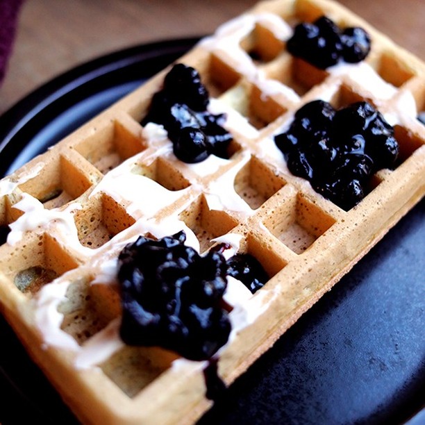 Vegan Waffles with Chickpea Brine