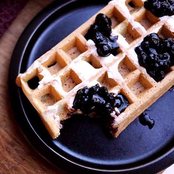 Vegan Waffles with Chickpea Brine