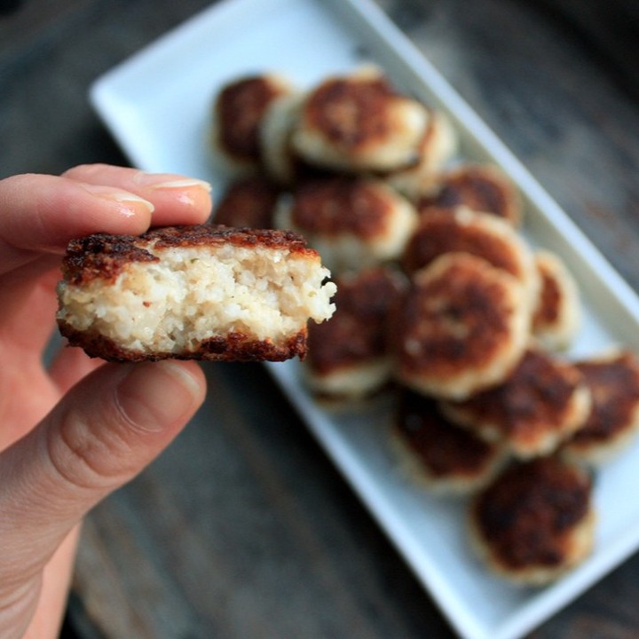Vegan Cauliflower Rice Patties