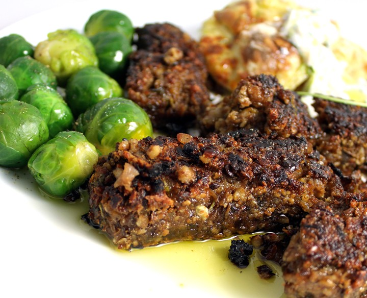 Hearty Lentil and Nut Roast