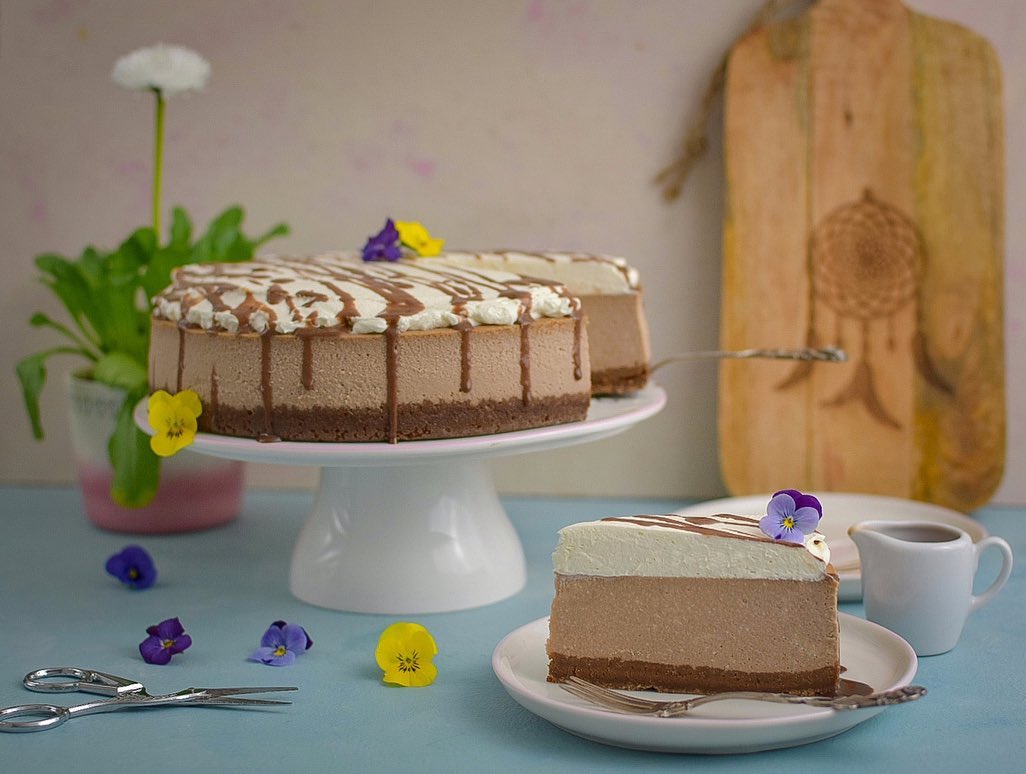 Water Bath Chocolate Cheesecake