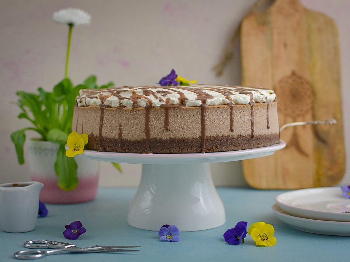 Water Bath Chocolate Cheesecake
