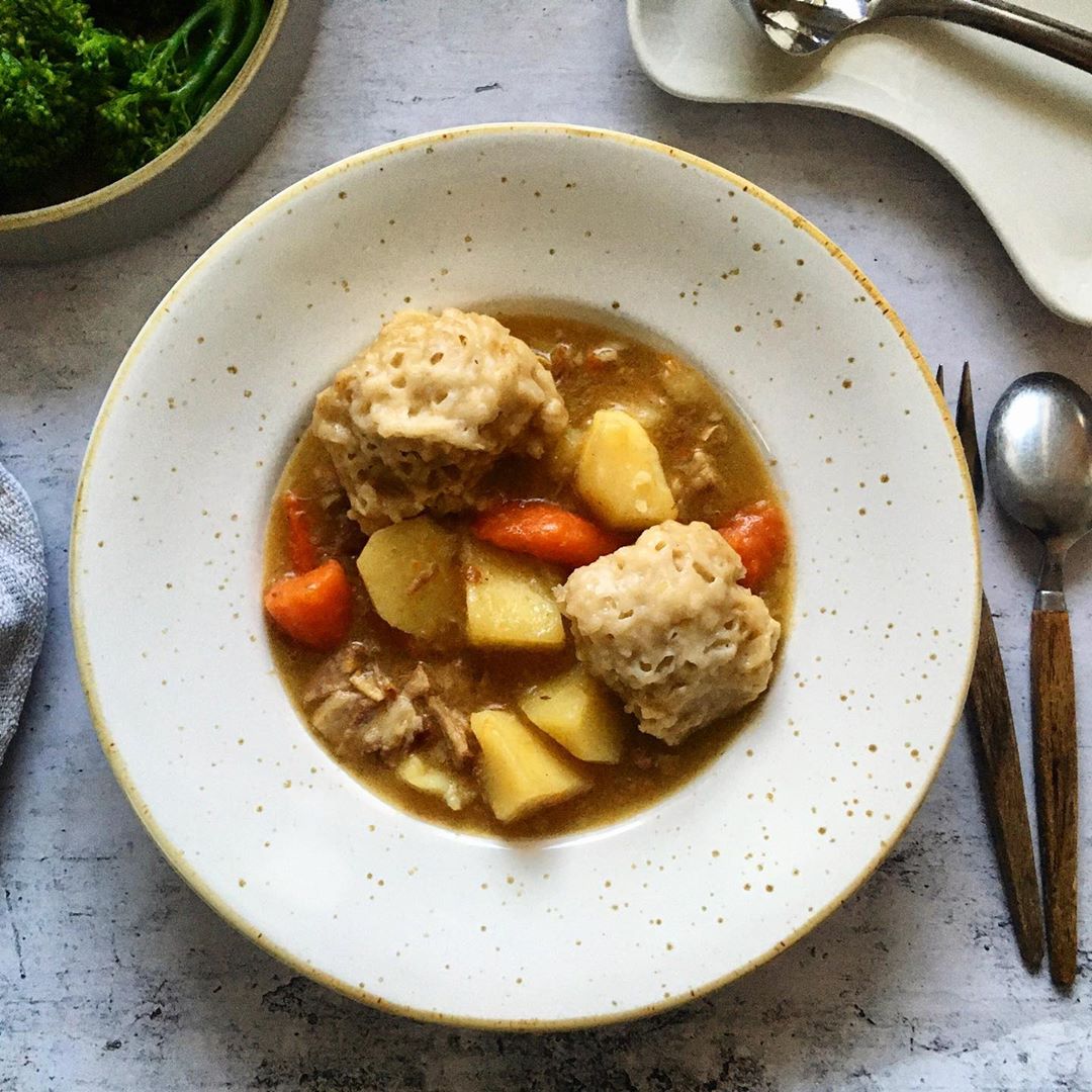 Lamb Breast Stew with Dumplings