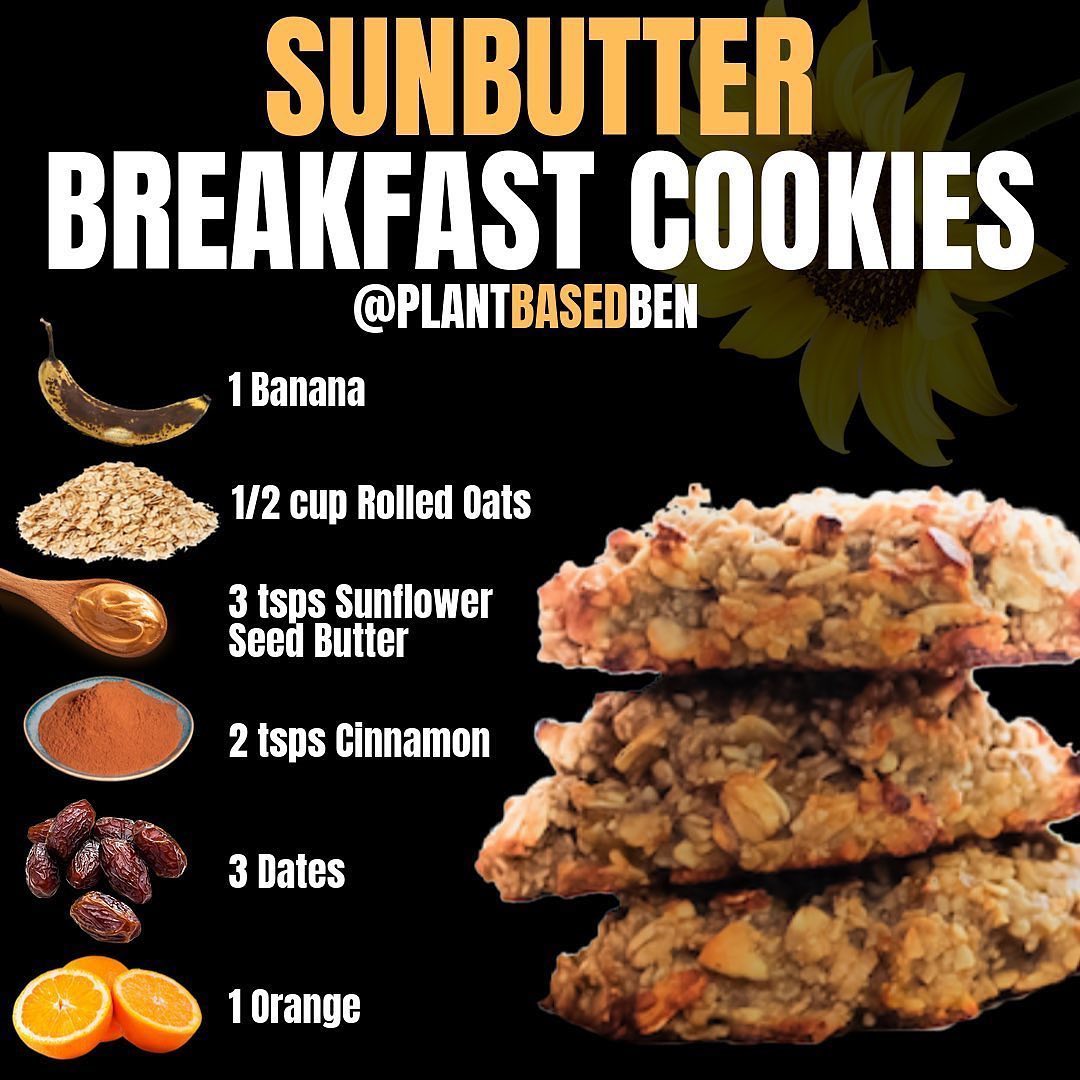 Plant Based Banana Date Cookies