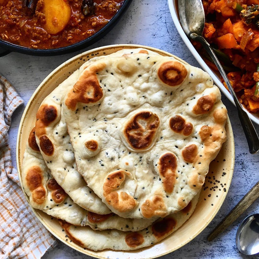 Simple Homemade Indian Naan Bread