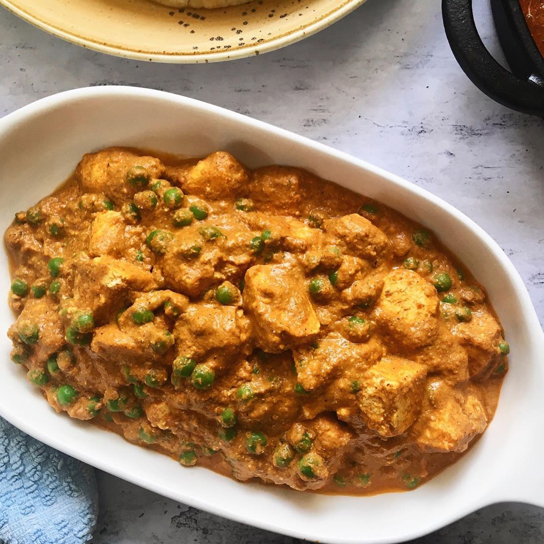 Delicious Indian Matar Paneer Curry