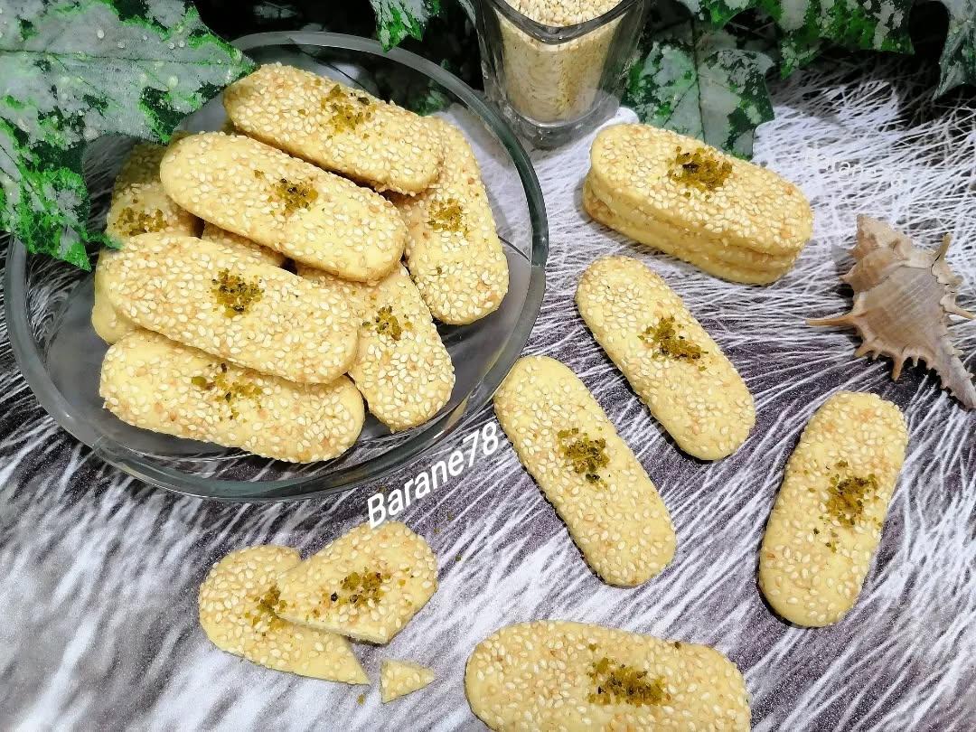 Homemade Sesame Cookies with Soft Texture