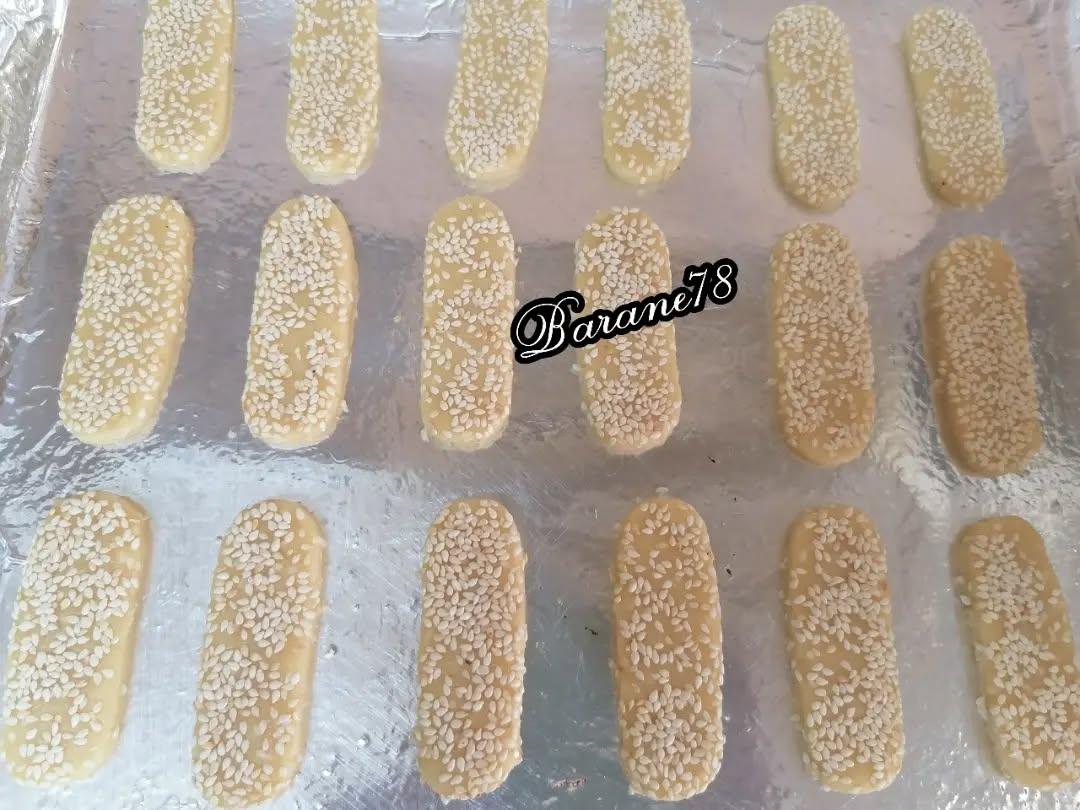 Homemade Sesame Cookies with Soft Texture