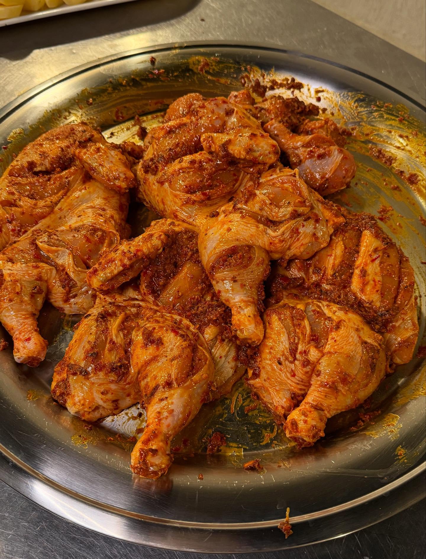 Marinated Chicken Buried in Coals