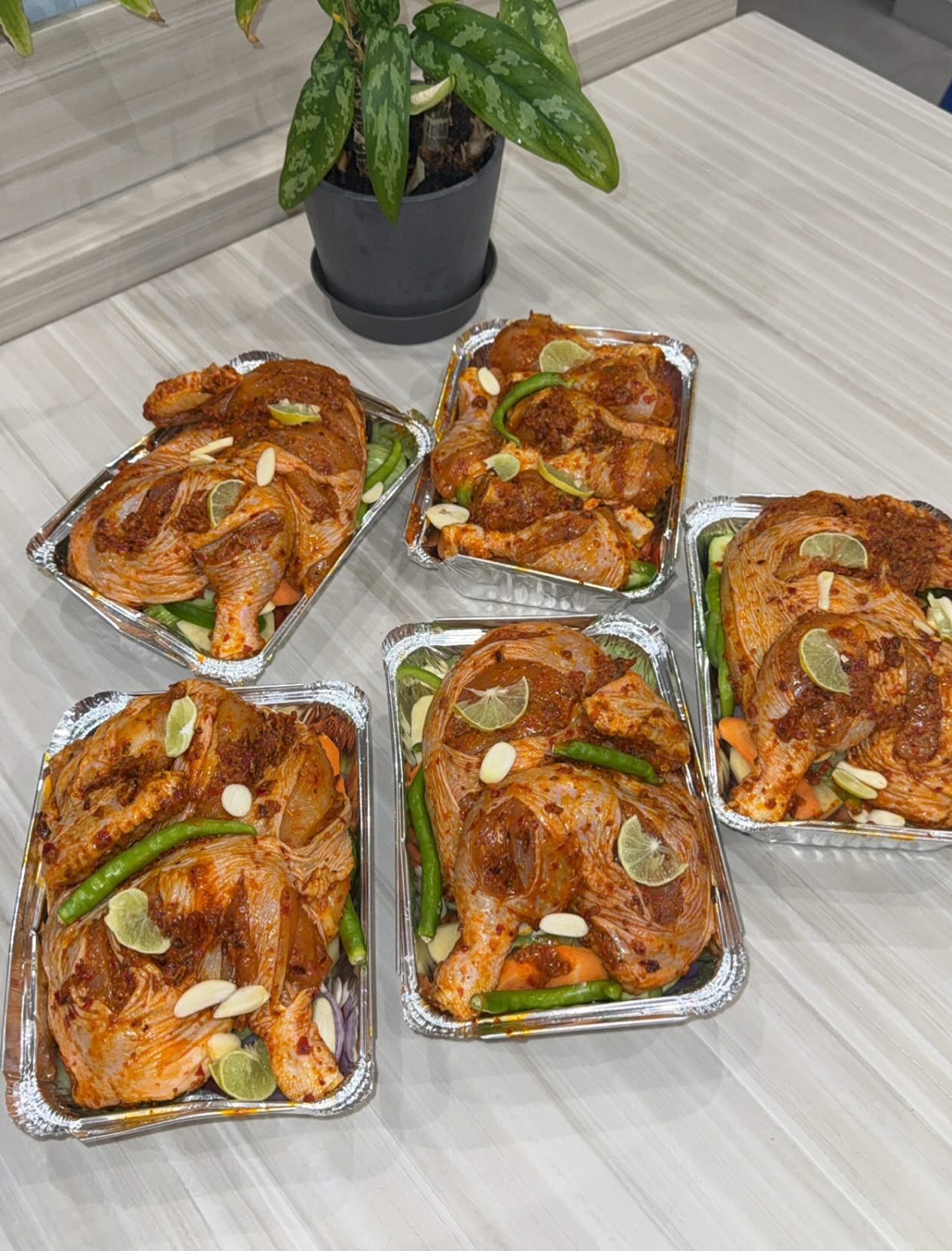 Marinated Chicken Buried in Coals
