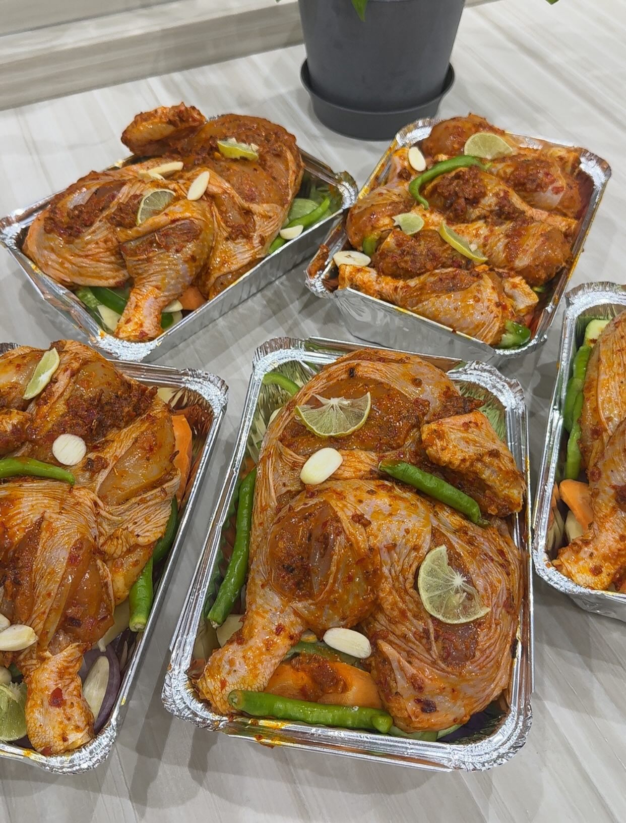 Marinated Chicken Buried in Coals