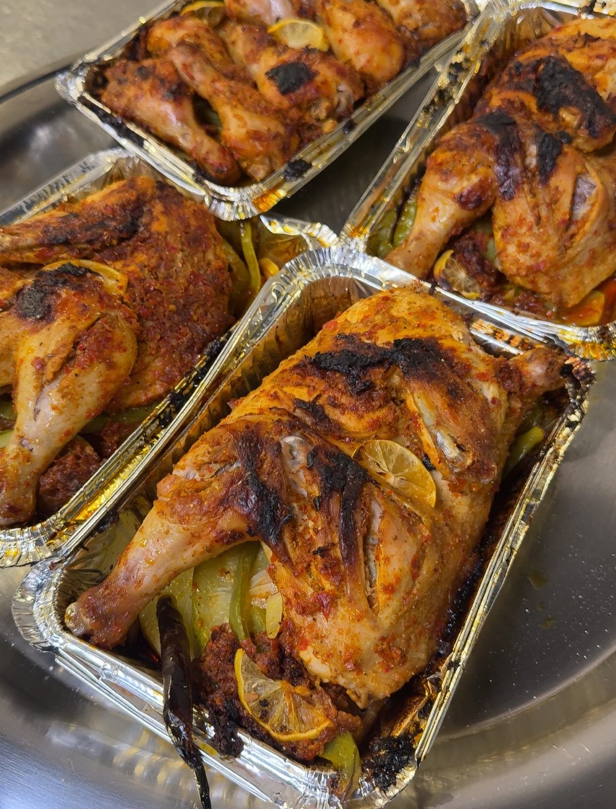 Marinated Chicken Buried in Coals