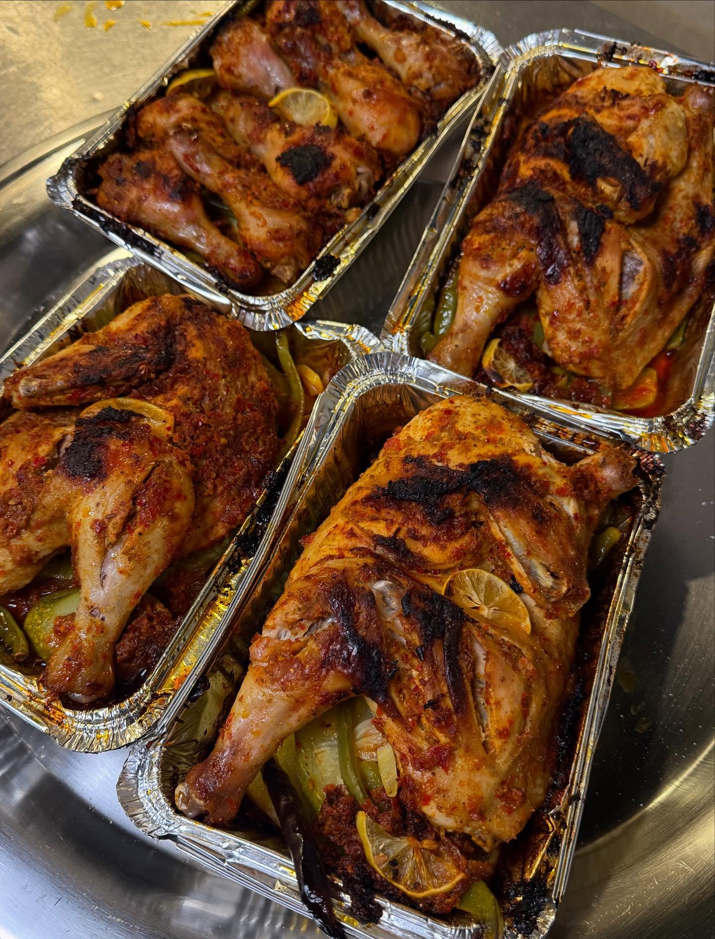 Marinated Chicken Buried in Coals