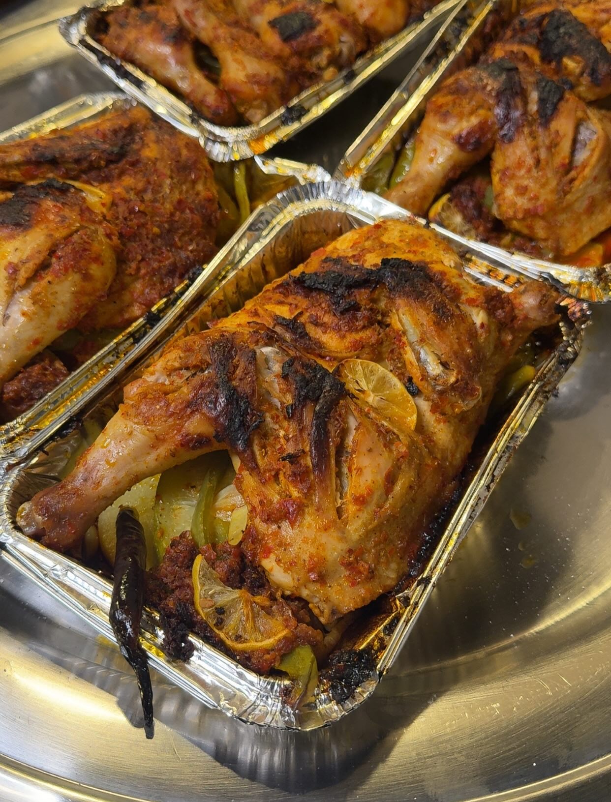 Marinated Chicken Buried in Coals