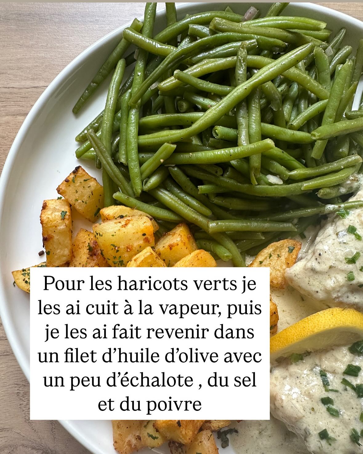 Cod with Shallot Cream Sauce and Roasted Vegetables