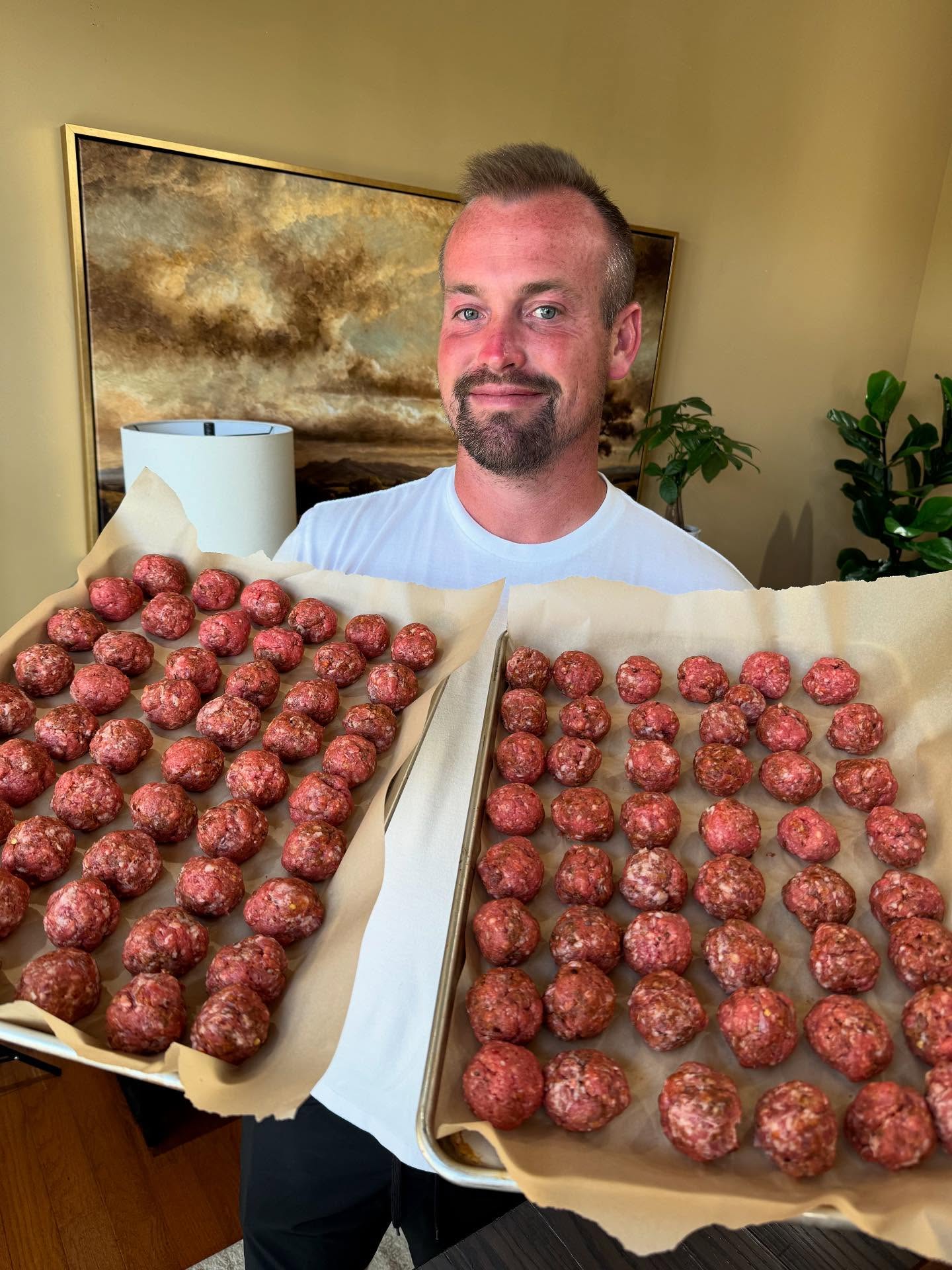 Homemade Beef and Sausage Meatballs