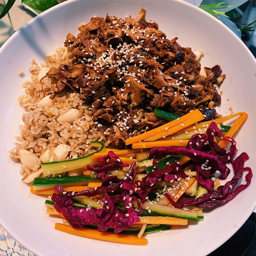 Autumnal Jackfruit Bowl