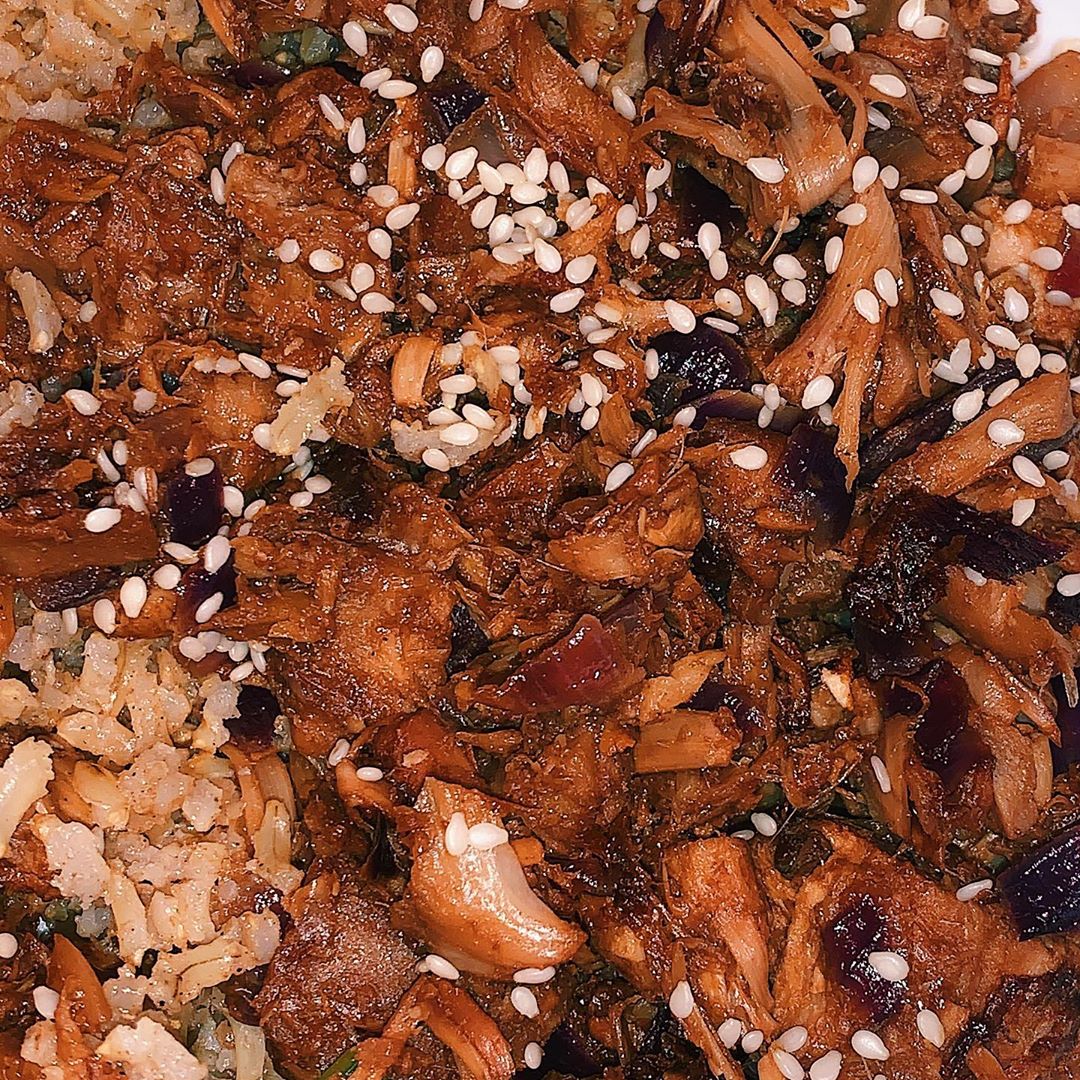 Autumnal Jackfruit Bowl