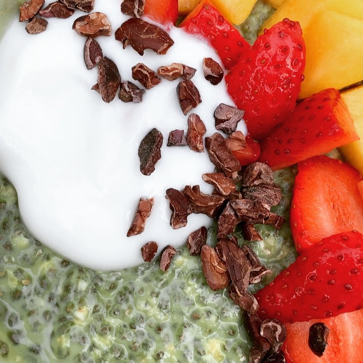 Matcha Overnight Chia-Oat