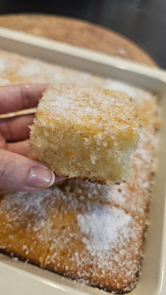 Coconut Namoura Semolina Cake