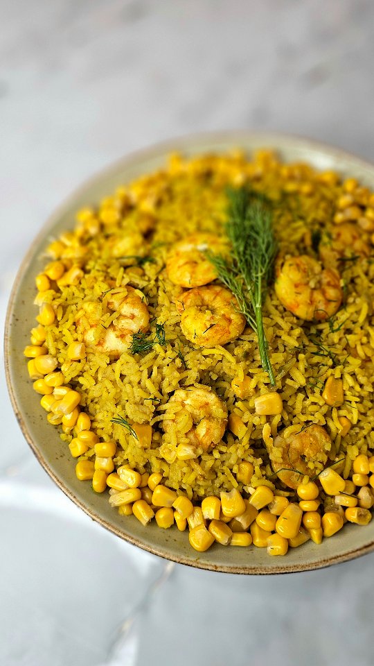 Easy Shrimp and Corn Rice