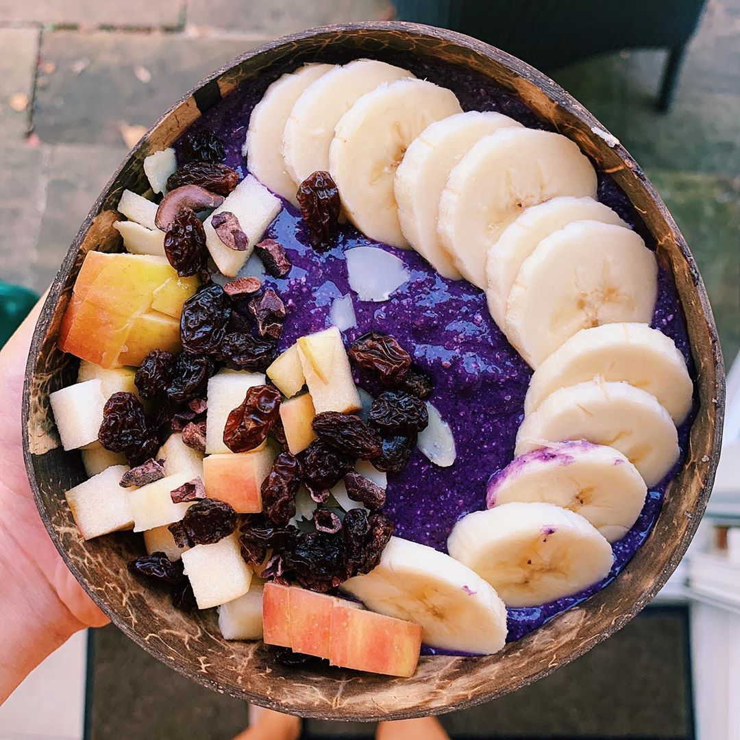 Blueberry Protein Oats Breakfast Smoothie