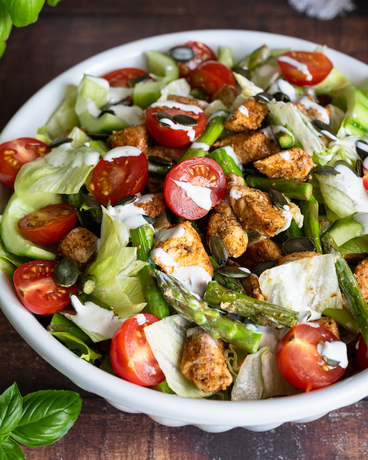 Chicken and Asparagus Salad