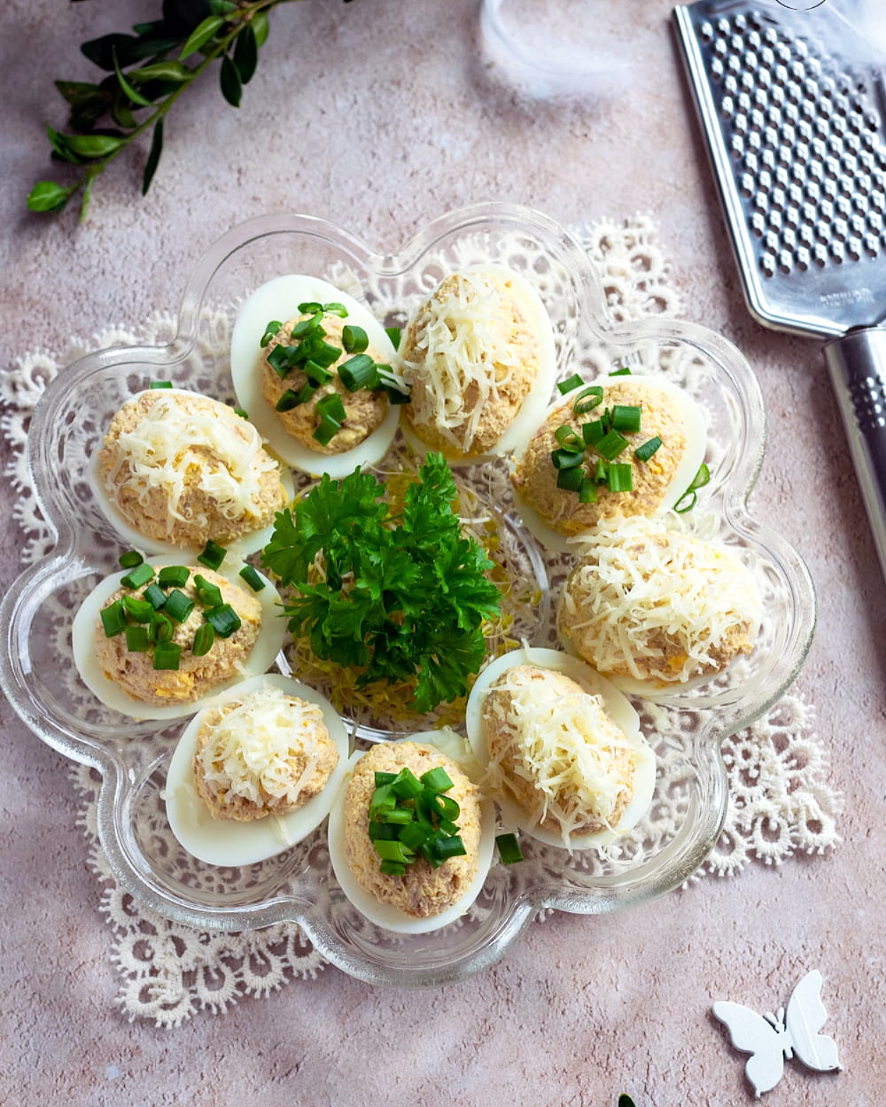 Tuna-Stuffed Eggs