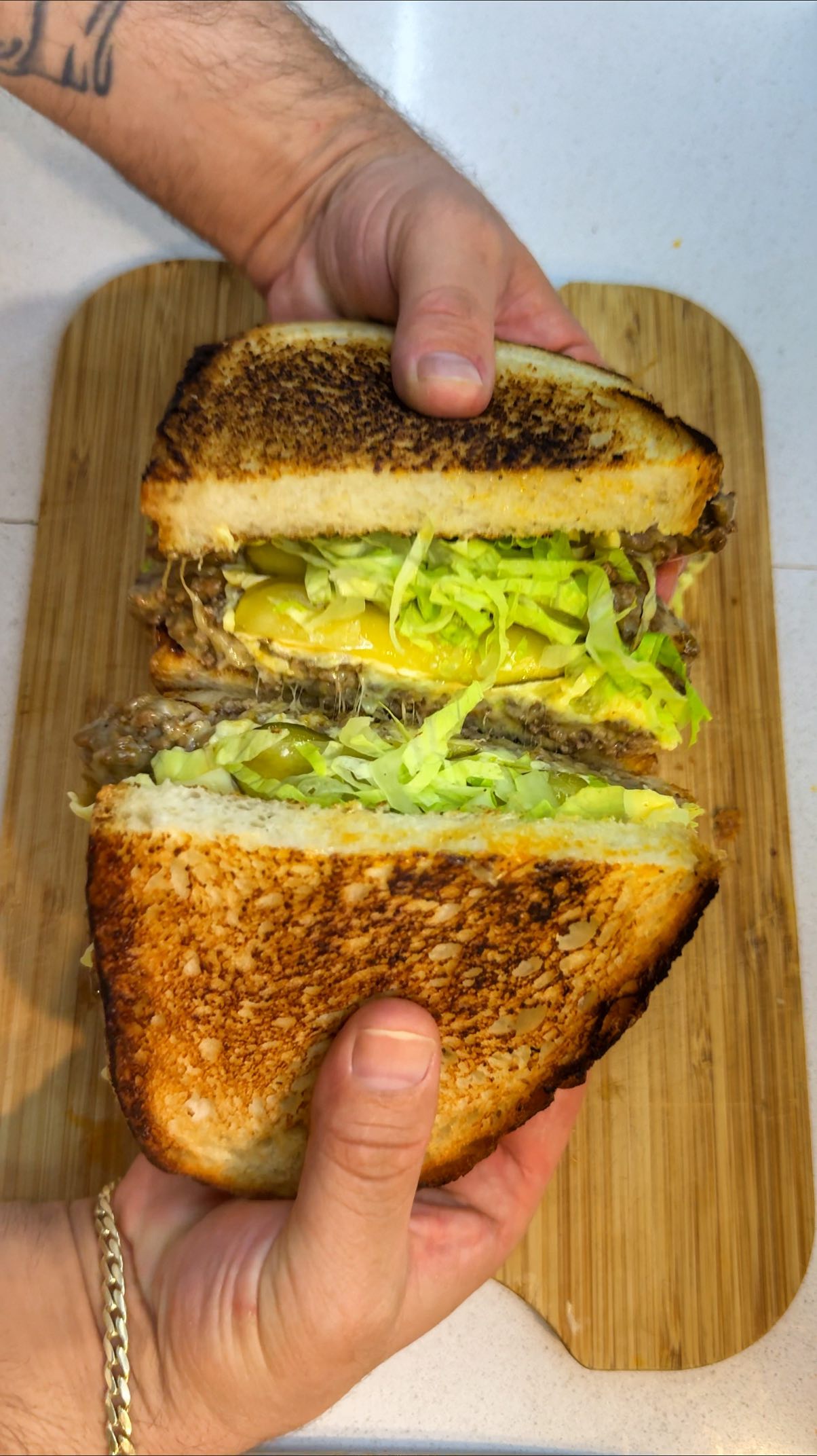 Spicy Beef Burger Sandwich