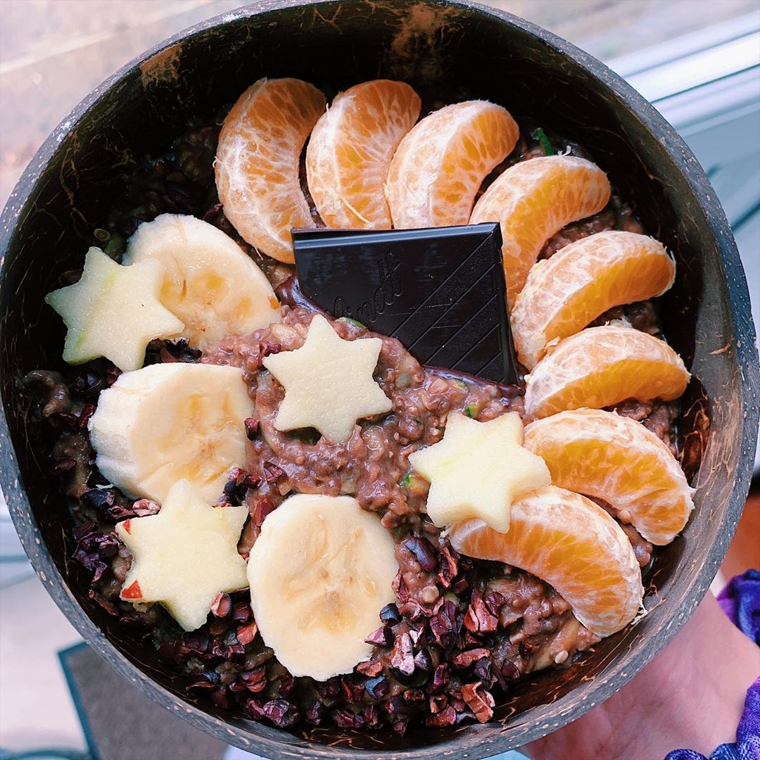 Chocolate Orange Protein Porridge