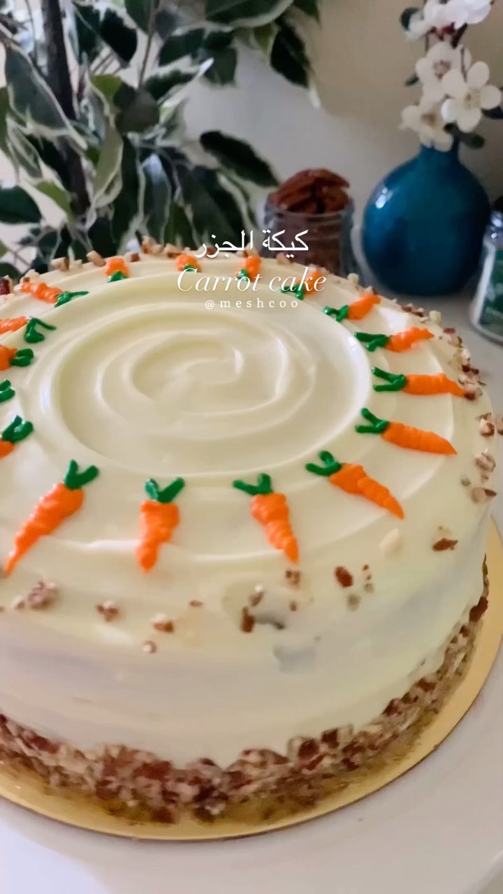 Classic Carrot Cake with Cream Cheese Filling