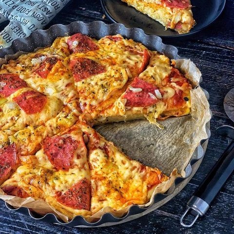 Cottage Cheese Base Pizza