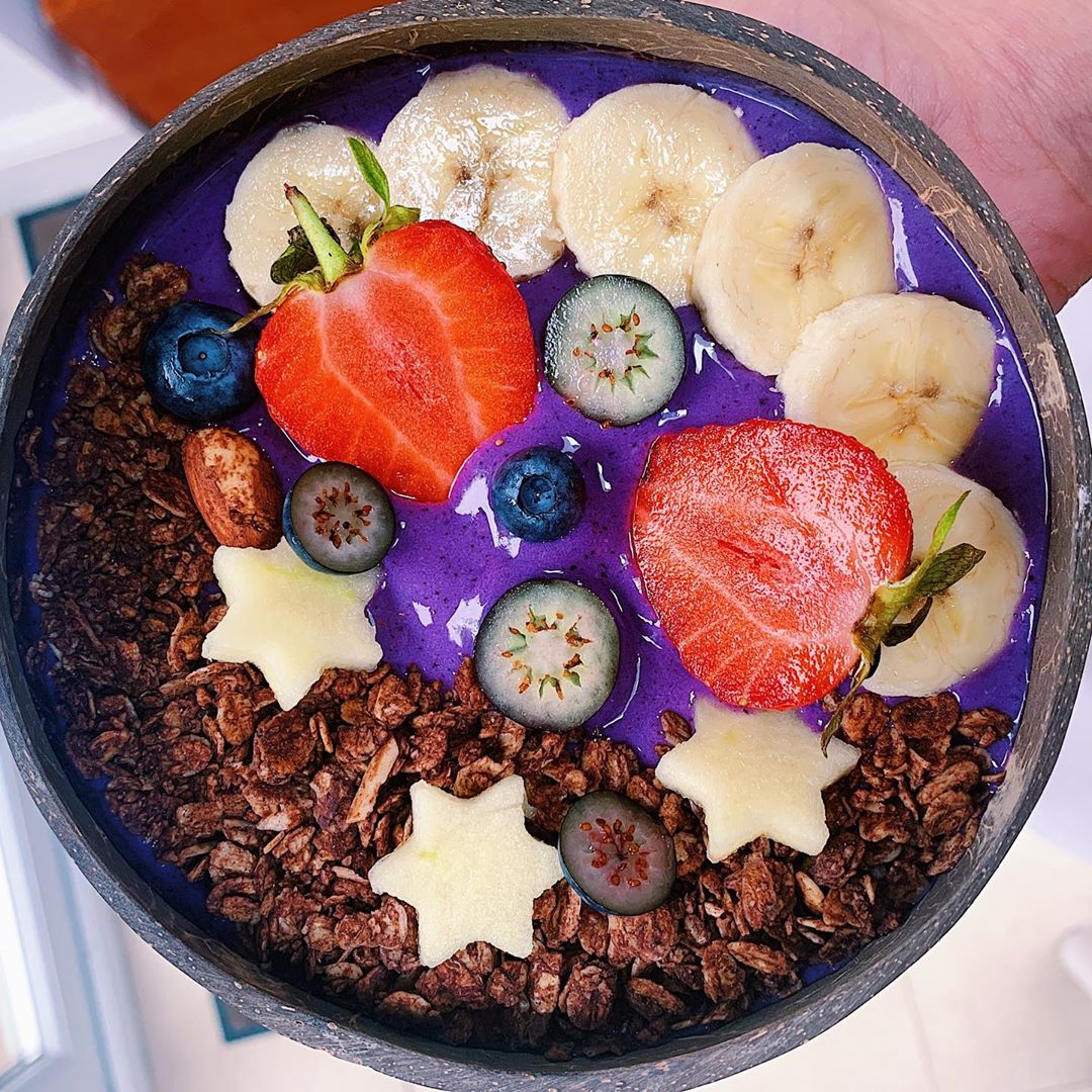 Cosmic Smoothie Bowl with Special Toppings