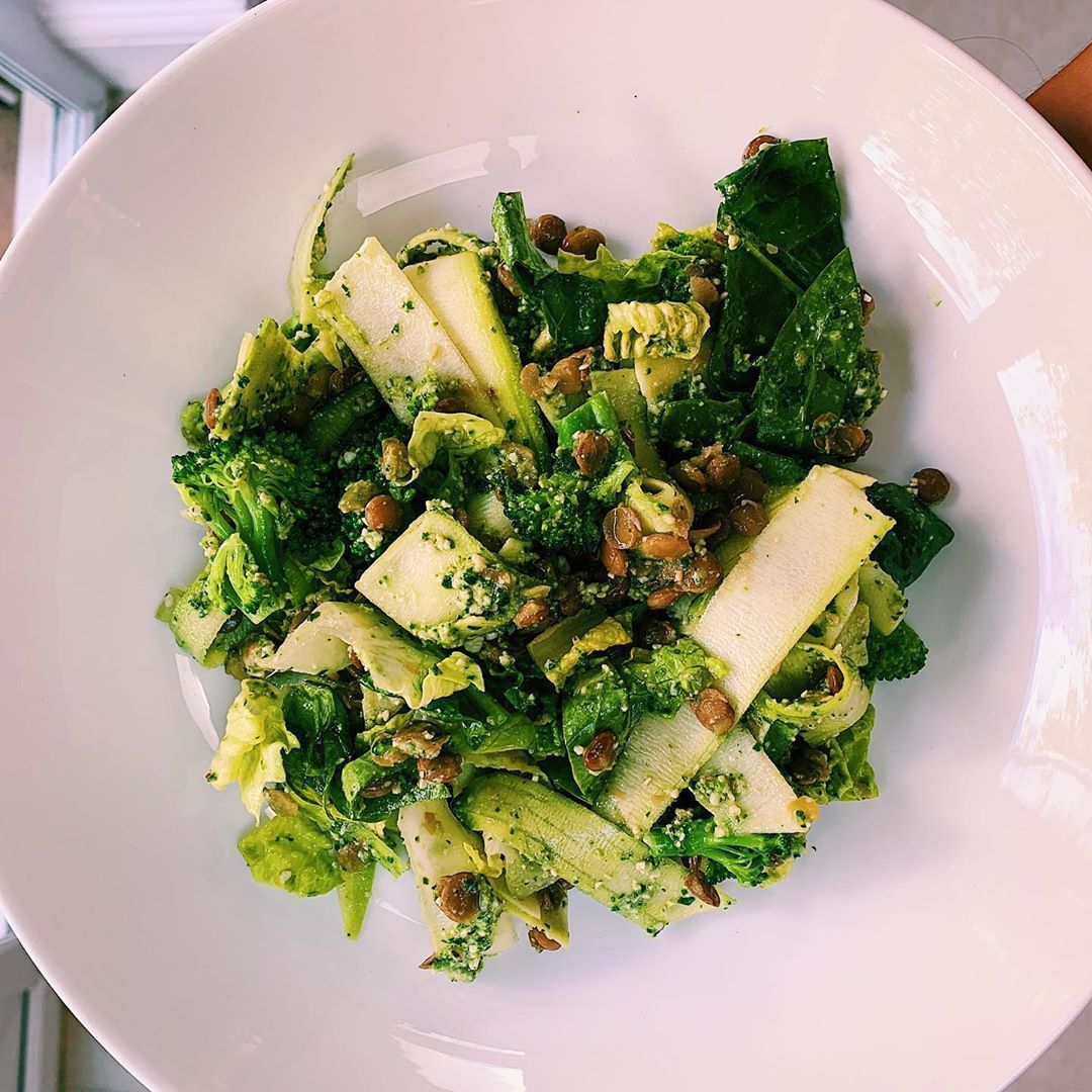 Refreshing Vegan Summer Pesto Salad