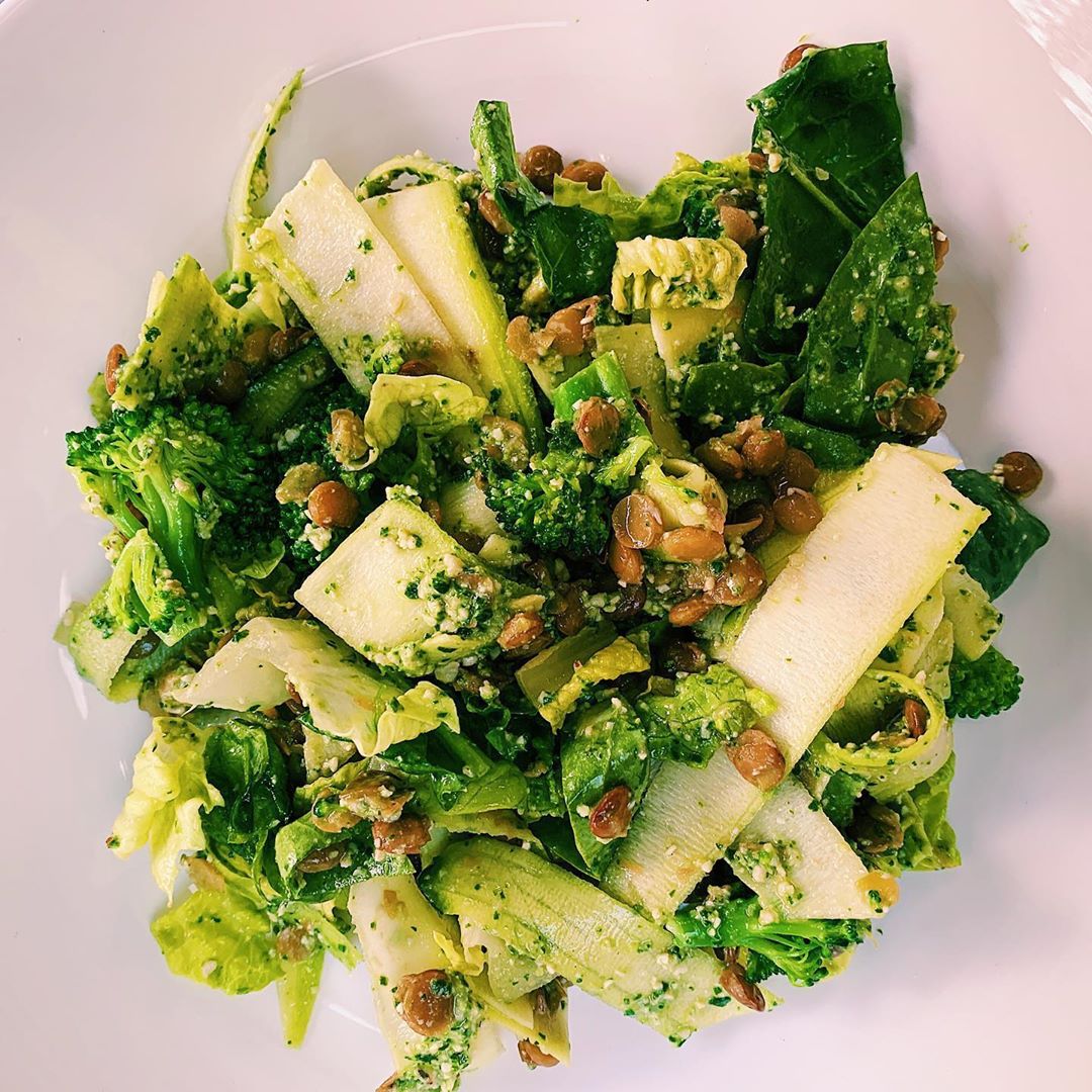 Refreshing Vegan Summer Pesto Salad
