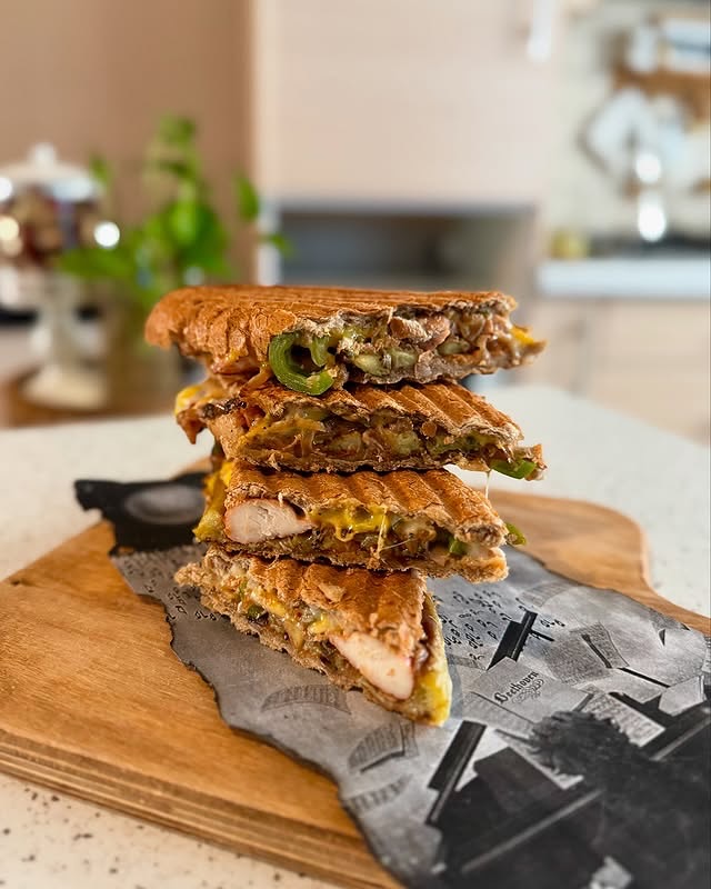 Chicken and Eggplant Panini
