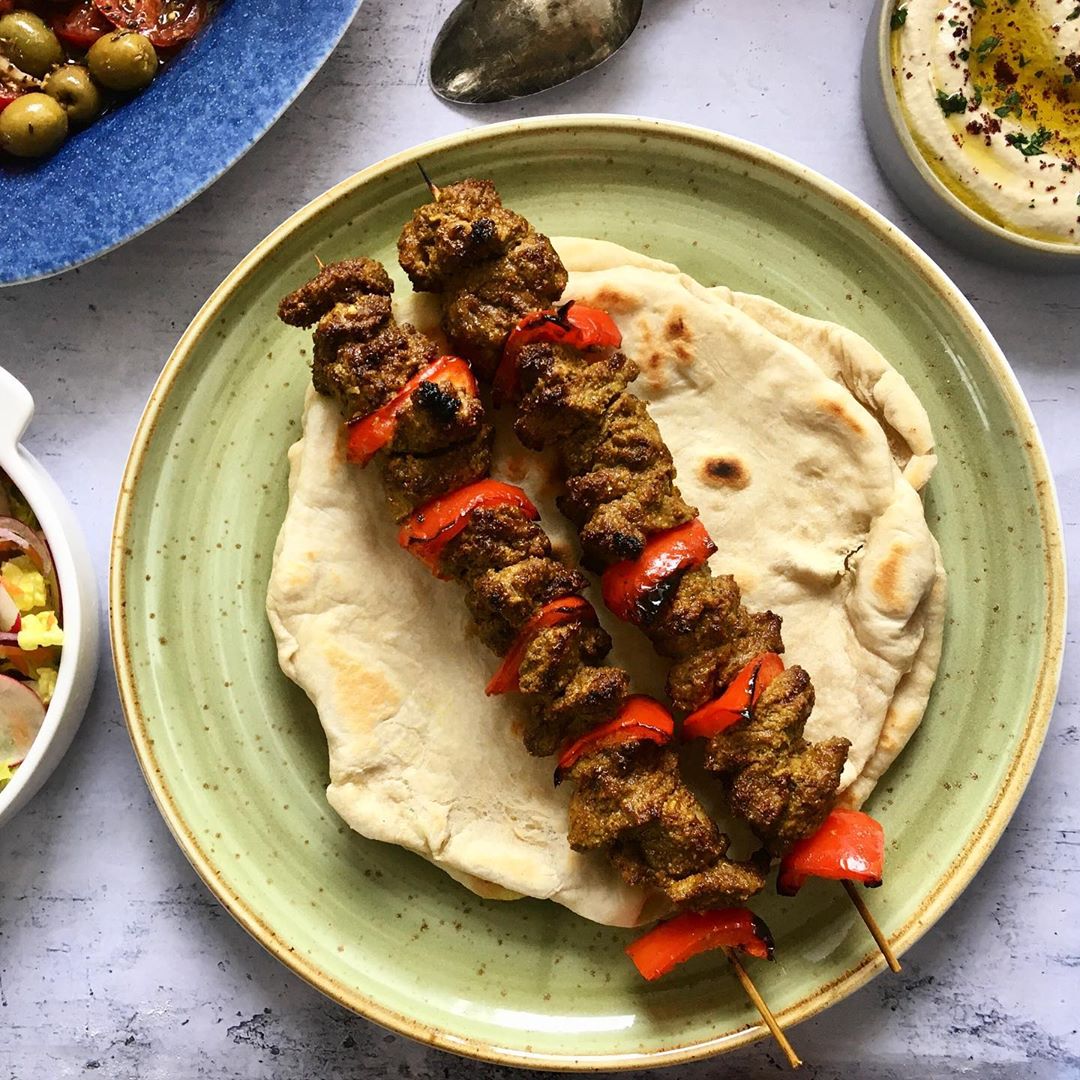 Marinated Lamb Shawarma Skewers