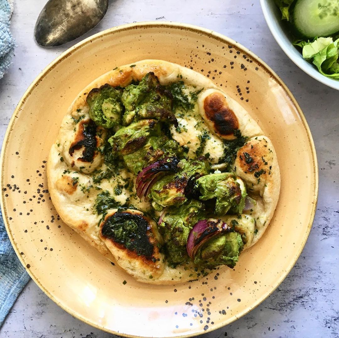 Garlic and Coriander Naan