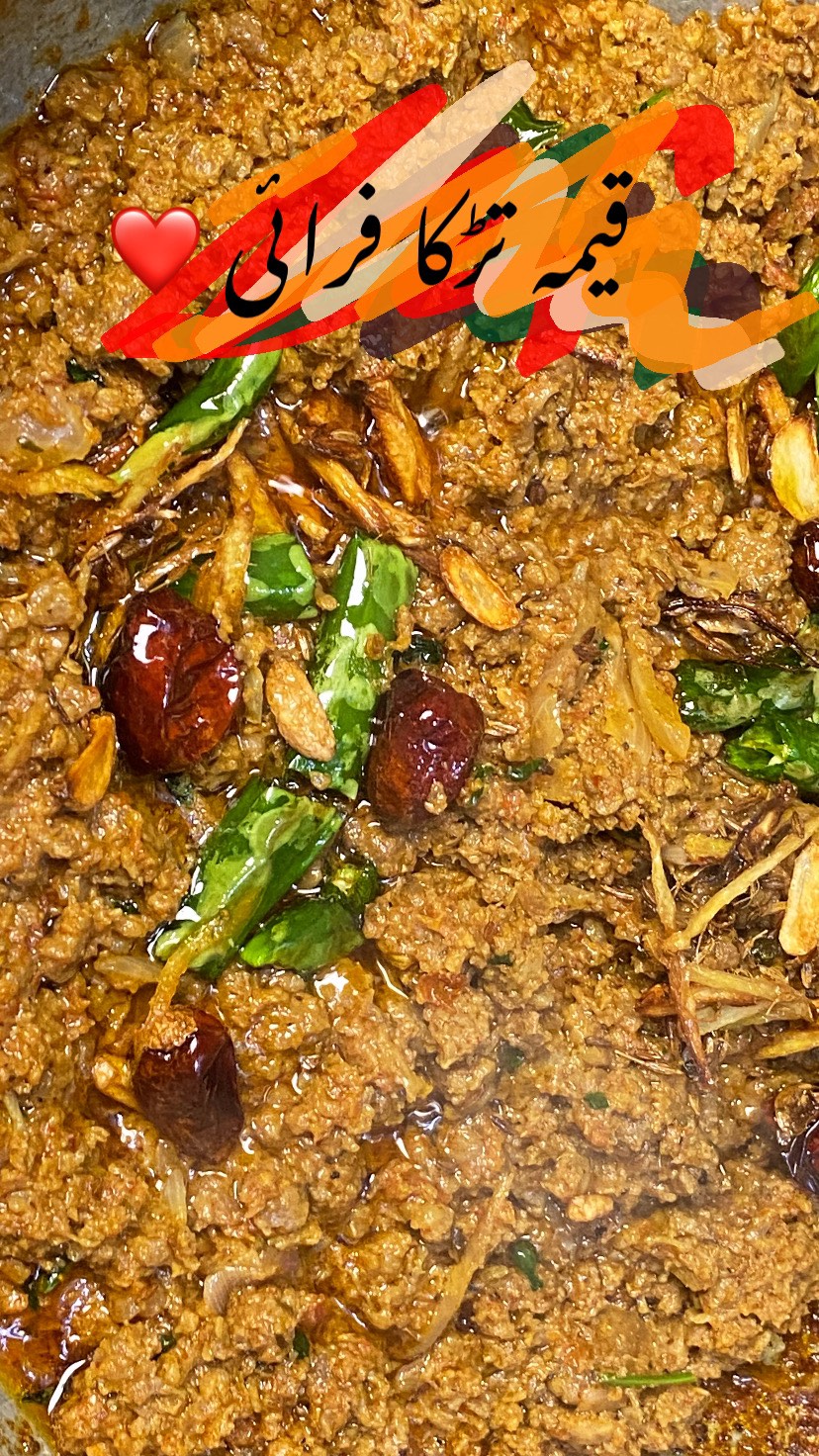 Minced Meat Tarka Fry