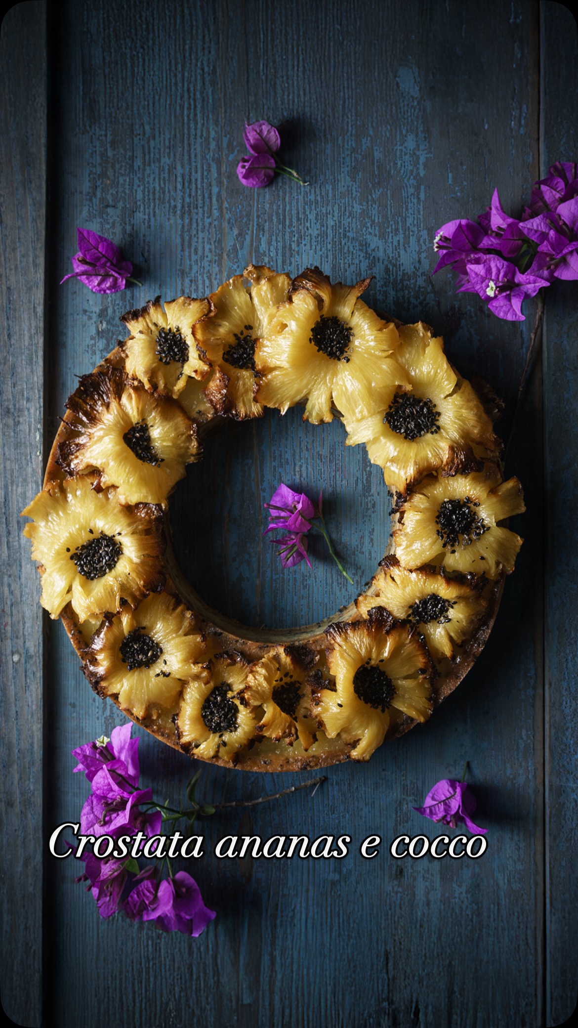 Pineapple and Coconut Crostata