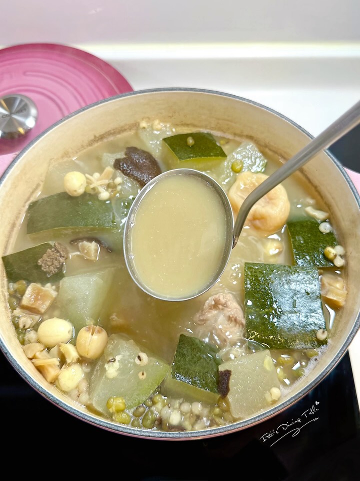 Winter Melon Mung Beans Soup