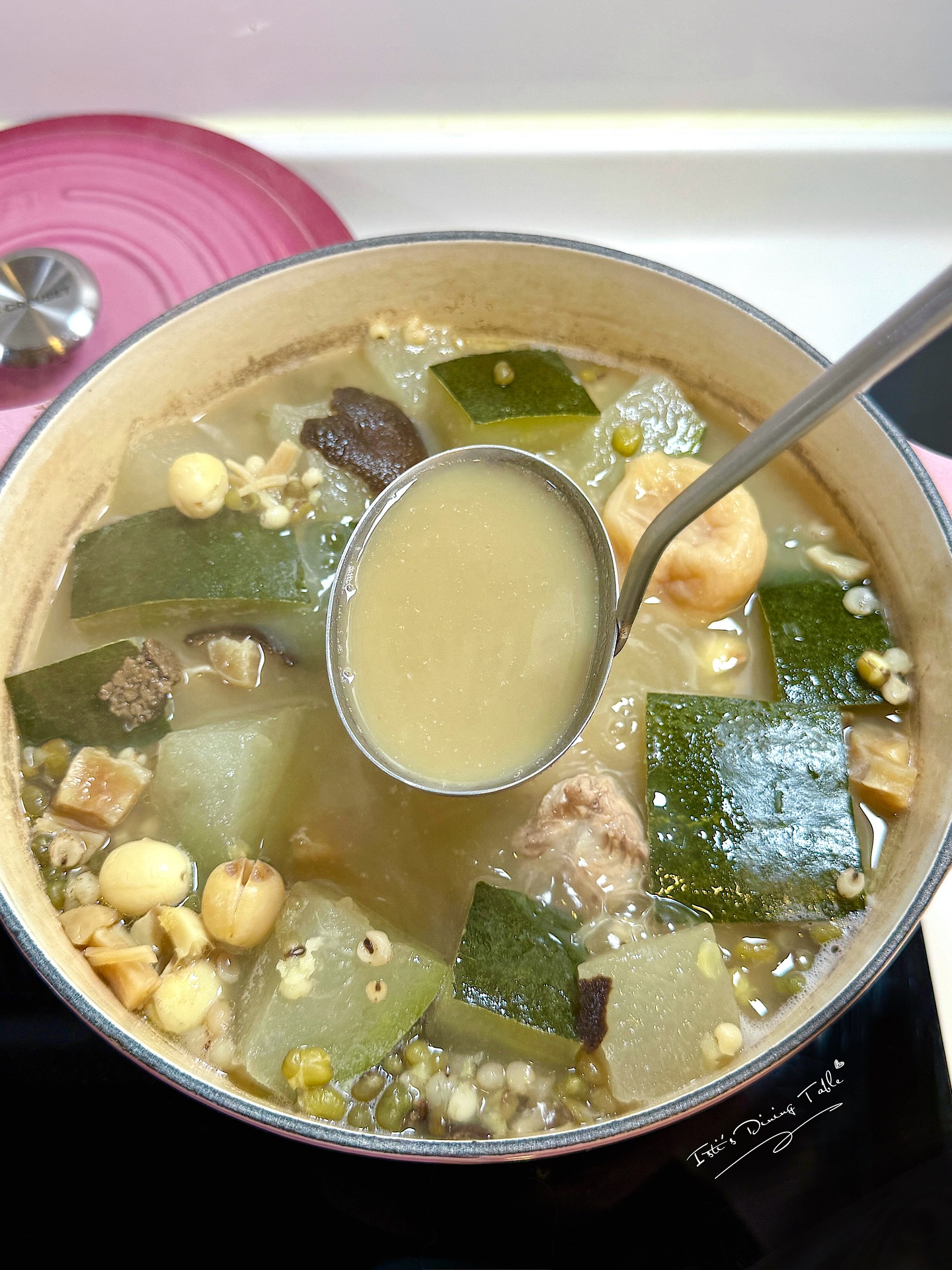 Winter Melon Mung Beans Soup
