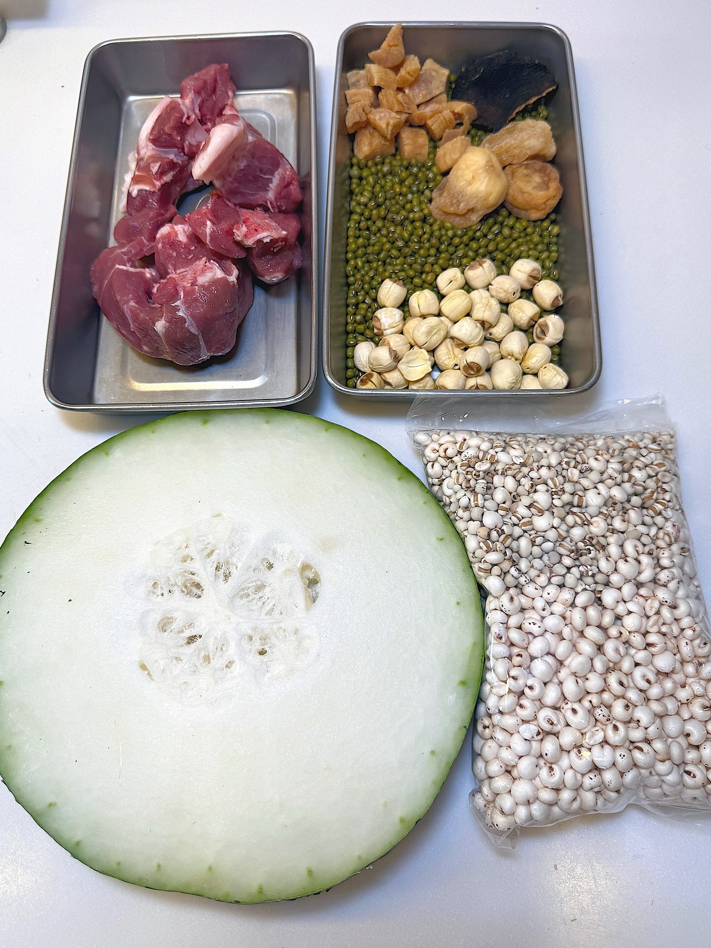 Winter Melon Mung Beans Soup
