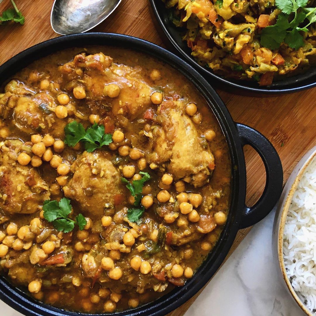 Coconut Chicken and Chickpea Curry